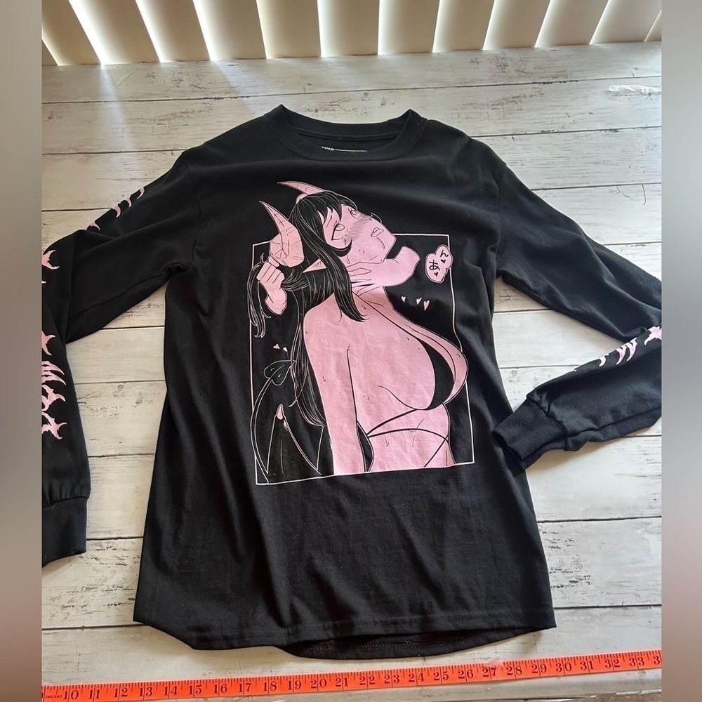 Lewd complex small men's Longsleeve anime shirt